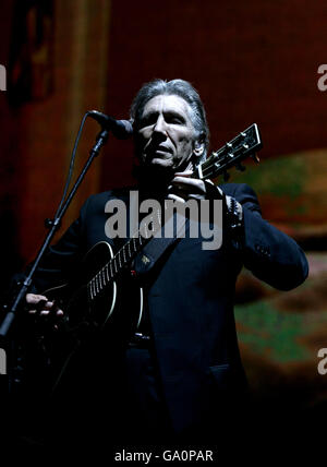 Roger Waters konzertiert im Earls Court im Westen Londons. Stockfoto