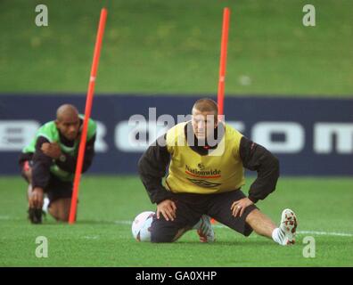 -World Cup Qualifier - Gruppe neun - England V Griechenland - England Fußballtraining Stockfoto