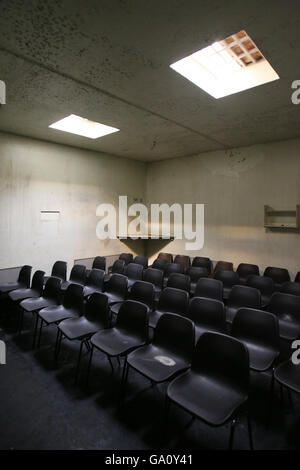 HM Gefängnis-Labyrinth / Long Kesh - Lisburn Stockfoto