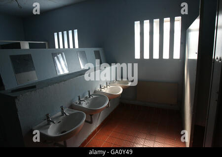 HM Gefängnis-Labyrinth / Long Kesh - Lisburn Stockfoto