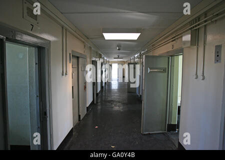 HM Gefängnis-Labyrinth / Long Kesh - Lisburn Stockfoto