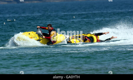 Antrim Rettungsschwimmer Stockfoto