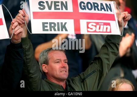 Fußball - Welt Cup 2002 Qualifier - Gruppe neun - England V Griechenland Stockfoto