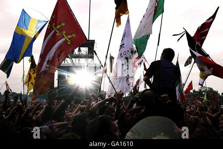 Glastonbury Festival 2007 Stockfoto