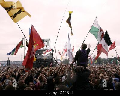 Glastonbury Festival 2007 Stockfoto