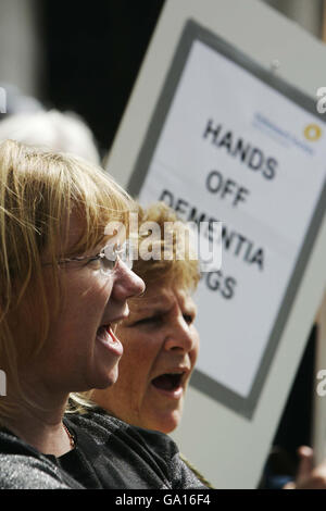 Alzheimer Medikament Gerichtsverfahren Stockfoto