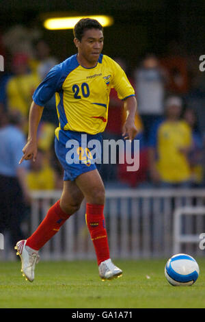 Fußball - International freundlich - Ecuador V Peru - Estadio Mini. Edwin Tenorio, Ecuador Stockfoto