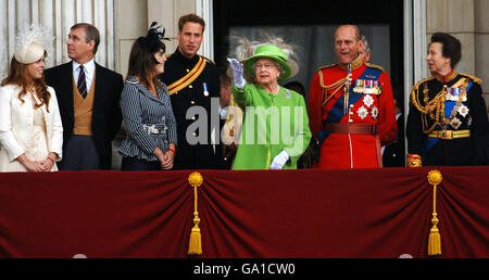 Trooping die Farbe Zeremonie Stockfoto