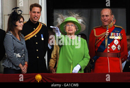 Trooping die Farbe Zeremonie Stockfoto