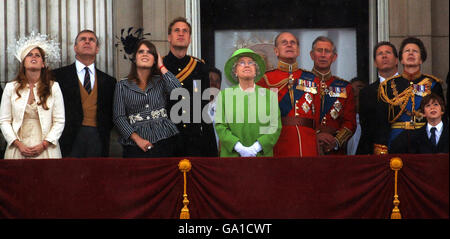 Trooping die Farbe Zeremonie Stockfoto