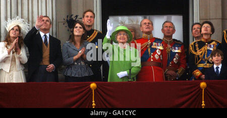 Trooping die Farbe Zeremonie Stockfoto