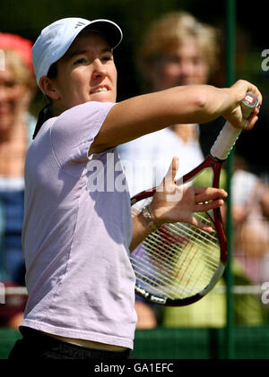 Tennis - internationaler Frauentag Open - Tag zwei - Devonshire Park Stockfoto