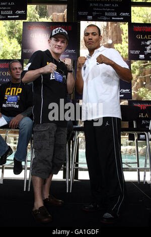 Boxen - Ricky Hatton Photocall - Las Vegas Stockfoto