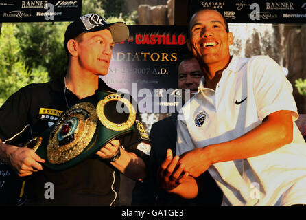 Boxen - Ricky Hatton Photocall - Las Vegas Stockfoto