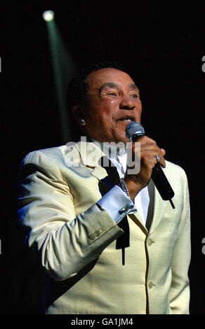 Smokey Robinson im Konzert - London Stockfoto