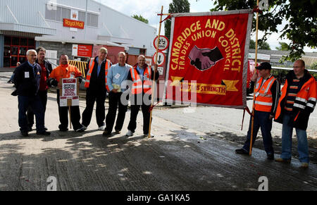 Nationalen Post Streik Stockfoto