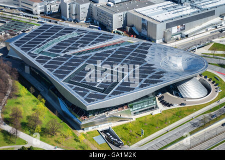 Das BMW Museum ist ein Automobil-Museum in München, Deutschland Stockfoto