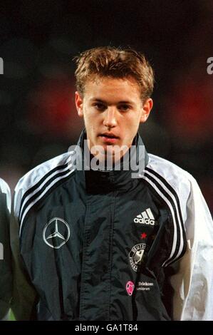 Fußball - Walkers Under-16 Internationales Turnier - Spanien - Deutschland. Pascal Bieler, Deutschland Stockfoto