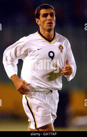 Internationaler Fußball - freundlich - Portugal - Angola. Portugals Pauleta Stockfoto