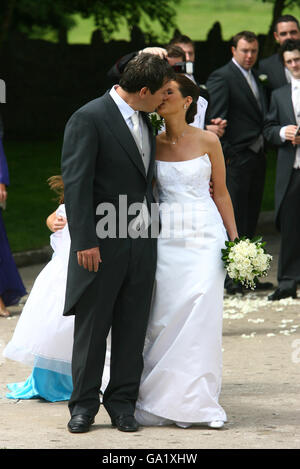 Hochzeit von JP McManus Tochter Stockfoto