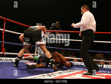 Boxen - Commonwealth leichte Titel - O2 Arena Stockfoto