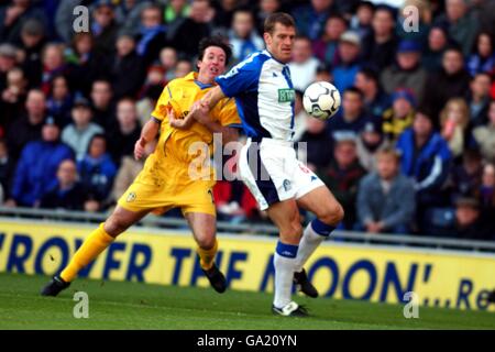 Fußball - FA Barclaycard Premiership - Blackburn Rovers V Leeds United Stockfoto