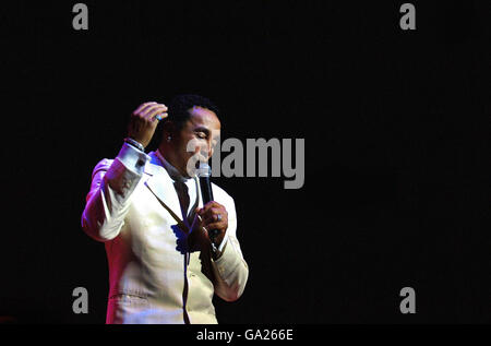 Smokey Robinson im Konzert - London Stockfoto