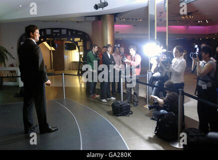 Daniel Radcliffe Wachsfigur bei Madame Tussauds - London Stockfoto