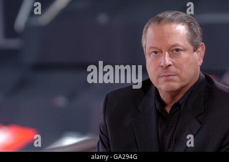 Al Gore im Wembley-Stadion - London Stockfoto