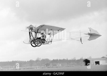 Luftfahrt - Demoiselle Eindecker - Airways Flying Club Stockfoto