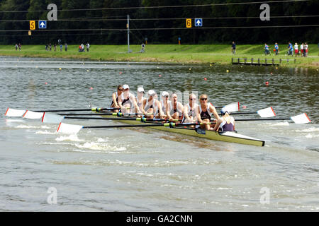 Ruder - WM 2007 - Bosbaan Stockfoto