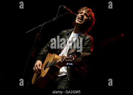 / James Morrison im Konzert im Tower of London, im Zentrum von London. Stockfoto