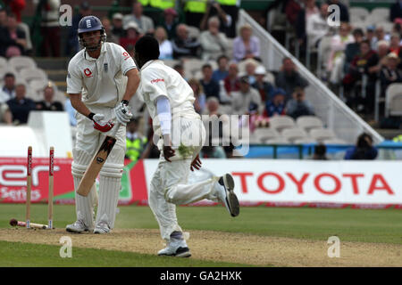 Old Trafford Cricket - Npower dritten Test - England V West Indies - Tag eins- Stockfoto