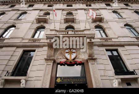 Das Londoner Hauptquartier der Scientology-Kirche, Queen Victoria Street. Stockfoto