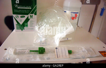 Die Intensivstation im Whittington Hospital im Norden London Stockfoto