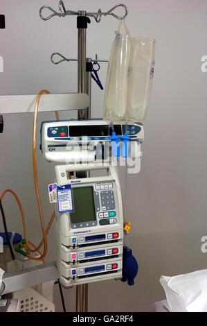 Die Intensivstation im Whittington Hospital im Norden London Stockfoto