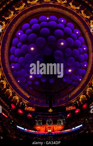 BBC Proms 2013, Innere der Royal Albert Hall, Kensington, London, England, UK, GB Stockfoto