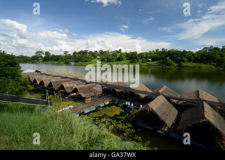 Moon River in der Nähe der Stadt Ubon Ratchathani in der Provinz Ubon Rachathani in der Region Isan in Nordost-Thailand ich Stockfoto