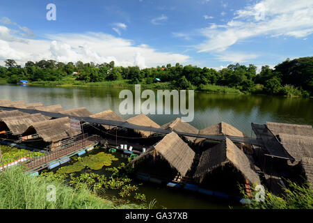 Moon River in der Nähe der Stadt Ubon Ratchathani in der Provinz Ubon Rachathani in der Region Isan in Nordost-Thailand ich Stockfoto