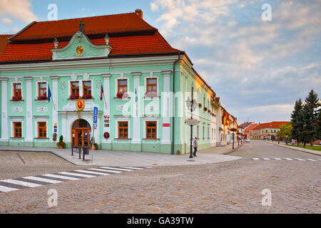 Rathaus in den wichtigsten Platz Skalica. Stockfoto