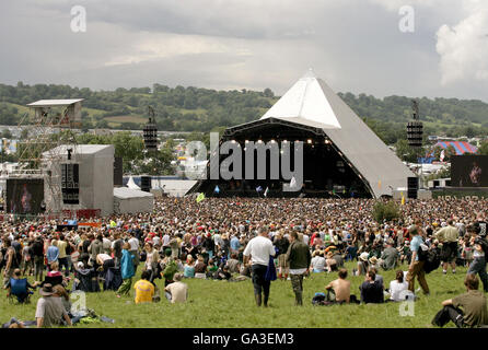 Glastonbury Festival 2007 Stockfoto