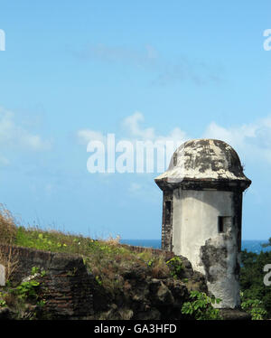 Achten Sie in Fort San Lorenzo in Colon, Panama. Stockfoto