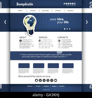 Website-Templates Stock Vektor