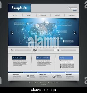 Website-Templates Stock Vektor