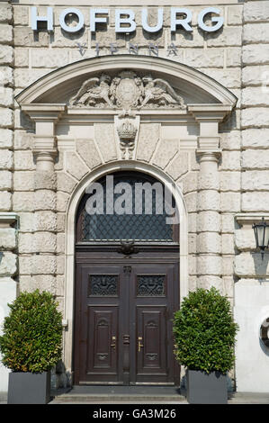 Portal, Heldenplatz, Hofburg Hofburg, Wien, Österreich, Europa Stockfoto