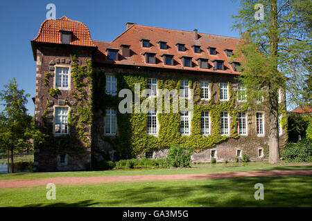 Sportschloss Schloss sogar Burg, Velen, Münsterland, Nordrhein-Westfalen Stockfoto