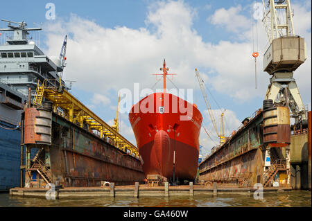 Hafen, Hamburg, Deutschland Stockfoto