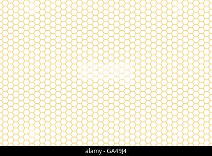 Waben Sie-nahtlose Hintergrund. Einfache, nahtlose Muster der Bienen Waben. Abbildung. Vektor. Geometrischen Drucken. Stock Vektor
