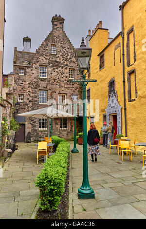 Museum von Edinburgh, früher bekannt als Huntly-Haus-Museum ist ein Museum in Edinburgh, Schottland Stockfoto