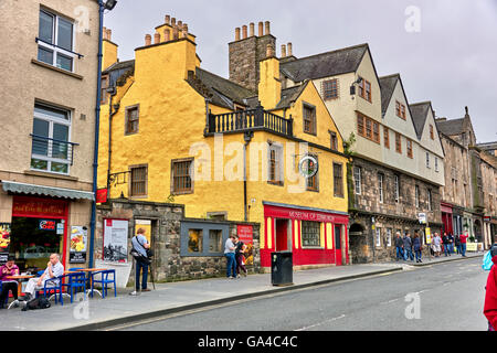 Museum von Edinburgh, früher bekannt als Huntly-Haus-Museum ist ein Museum in Edinburgh, Schottland Stockfoto